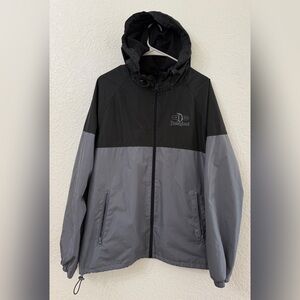 Disney Parks Mens Fullzip Hood Rain Jacket - M
